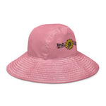 Bad Bitch Flower Queen Wide Brim Bucket Hat