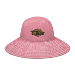Bad Bitch Flower Queen Wide Brim Bucket Hat
