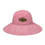 Bad Bitch Flower Queen Wide Brim Bucket Hat